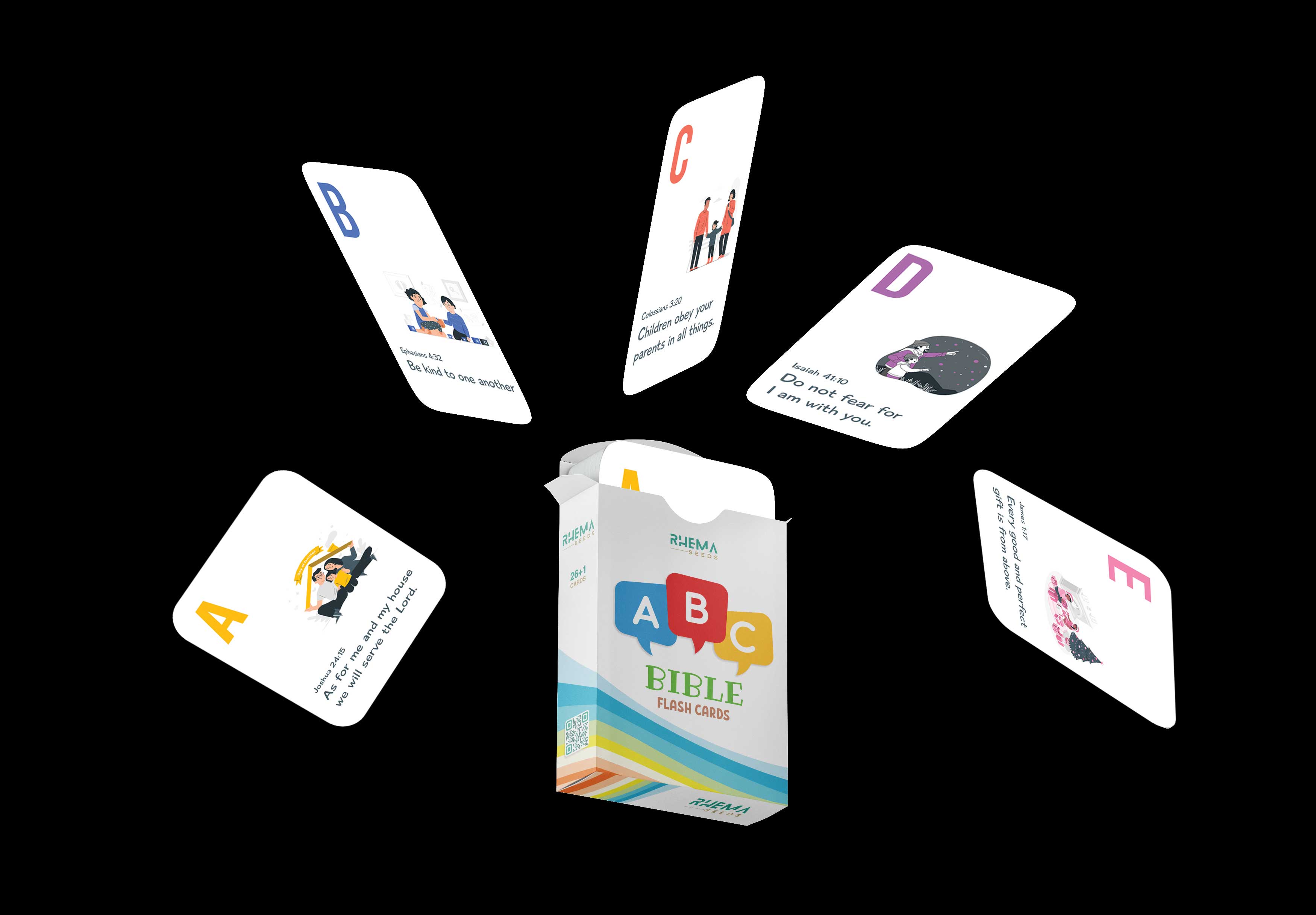 ABC bible flash cards for kids from rhema seeds